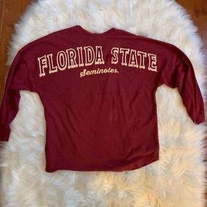 FSU Long Sleeve Lace Up Shirt